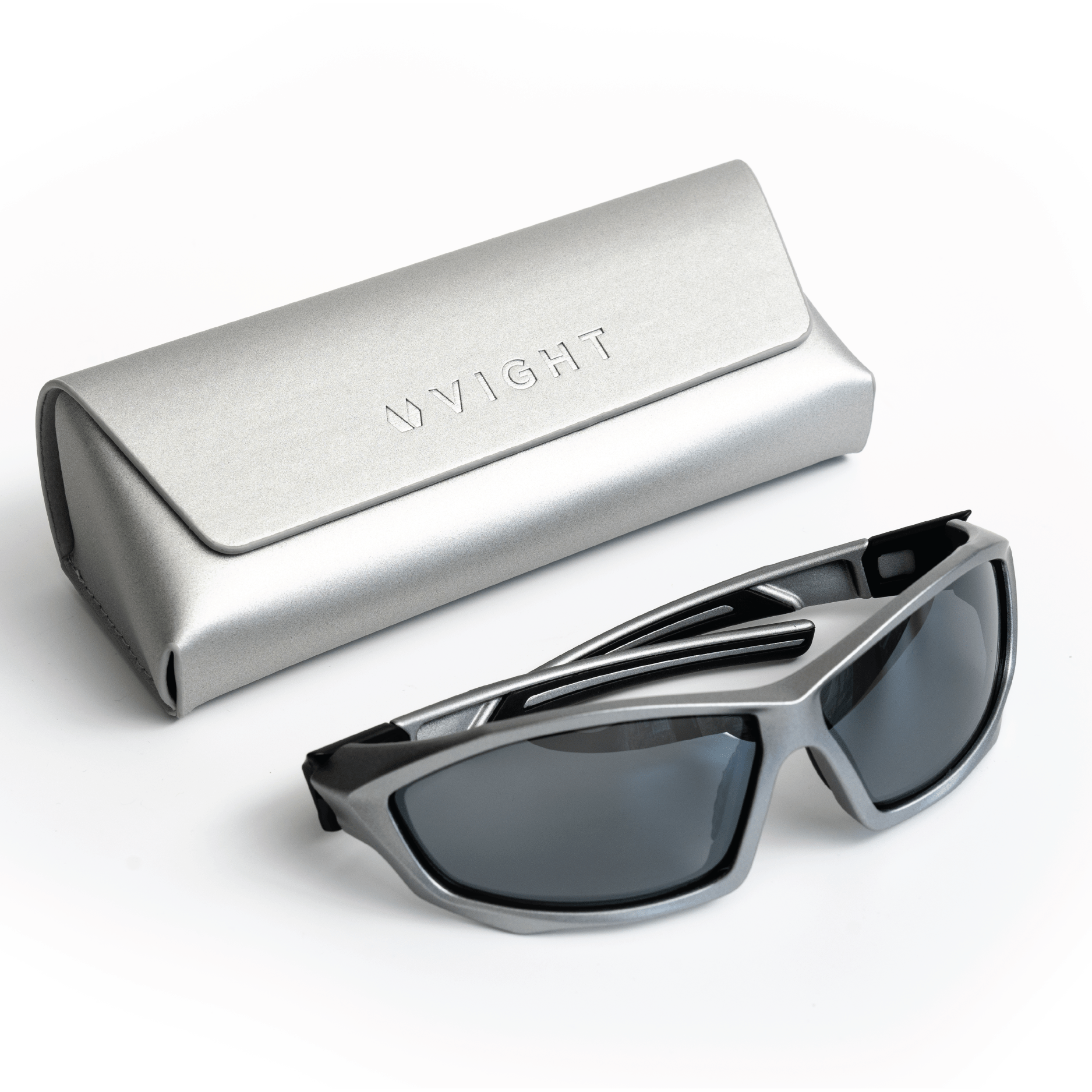 Y2K 復古眼鏡(消光銀) - VIGHT