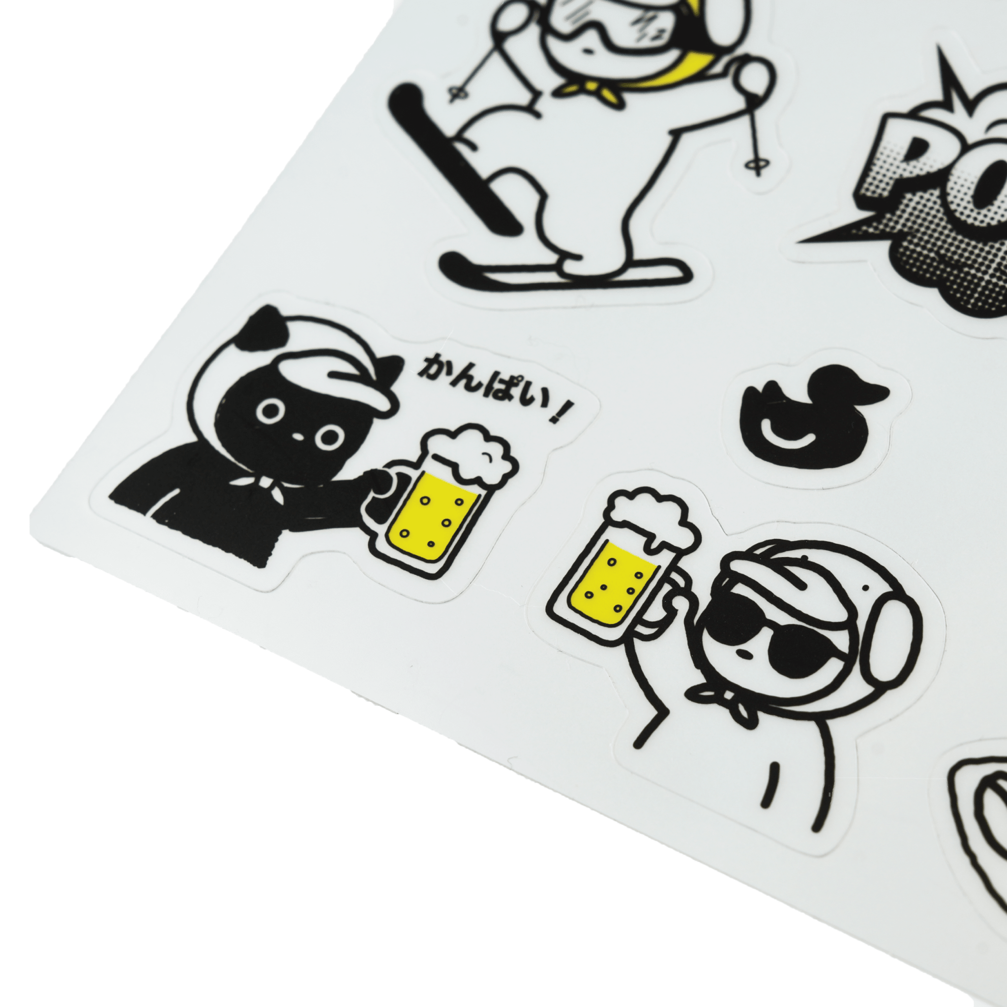 銀箔圖鑑貼紙|YAVAI鴨白社長 - VIGHT