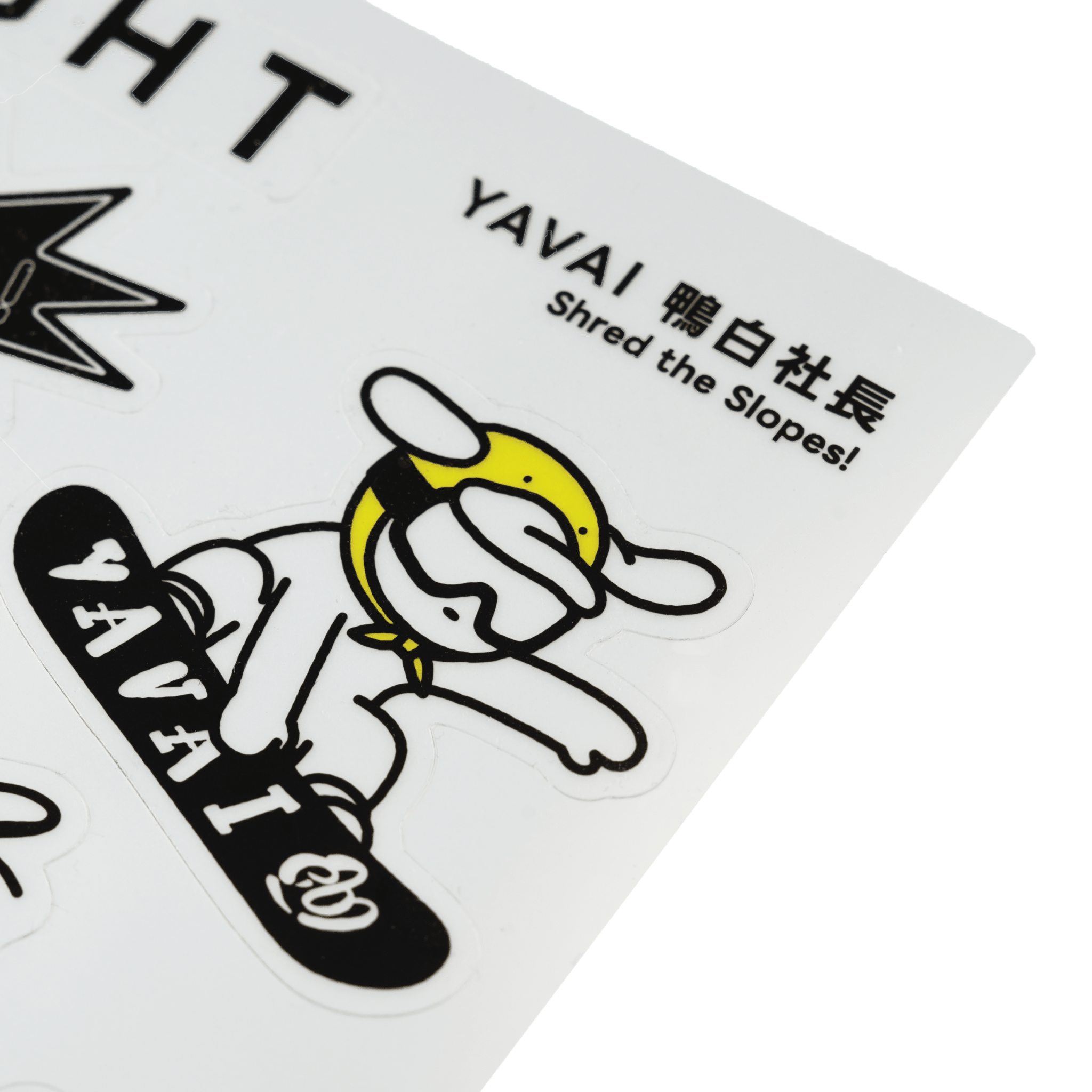 銀箔圖鑑貼紙｜YAVAI鴨白社長 - VIGHT