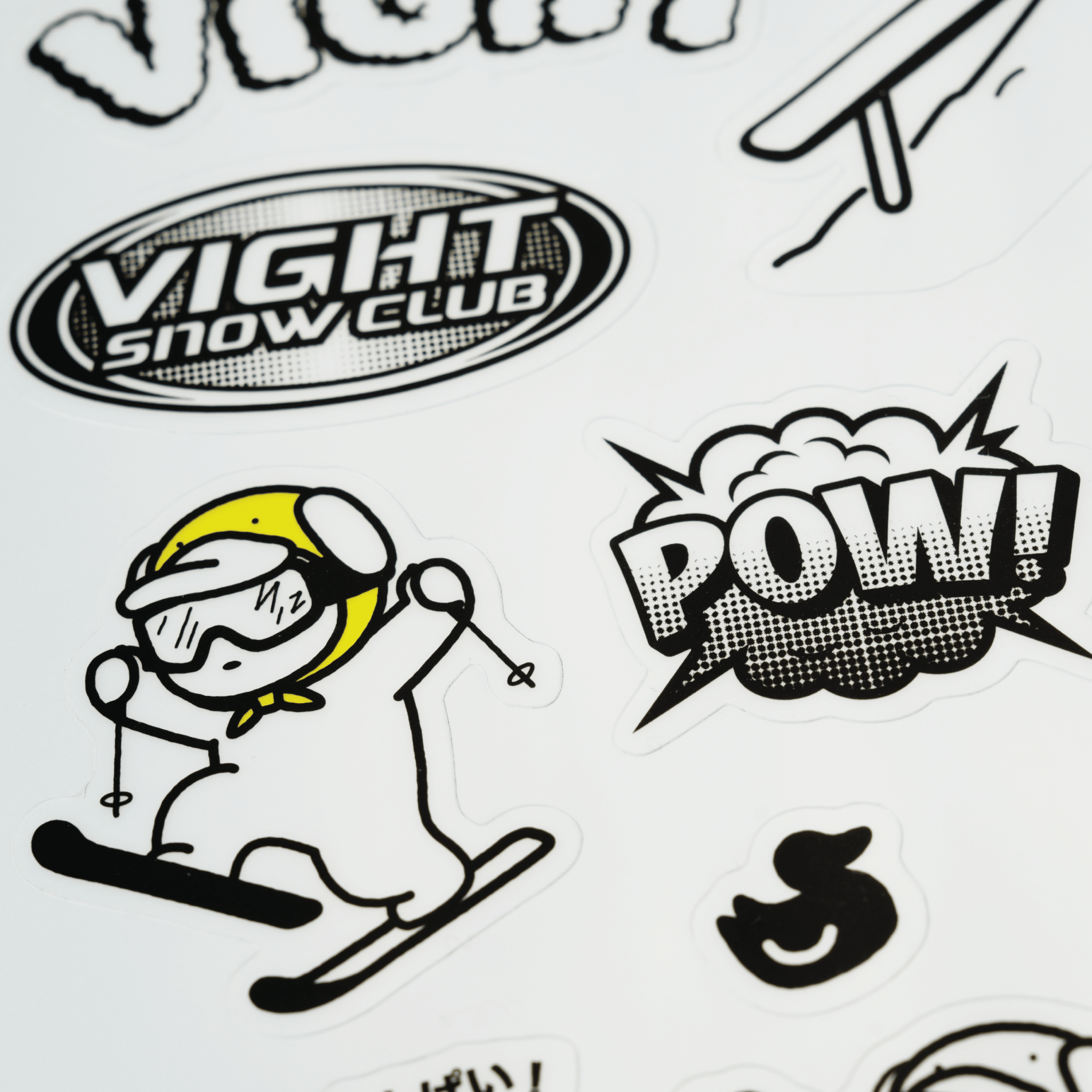 銀箔圖鑑貼紙｜YAVAI鴨白社長 - VIGHT